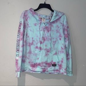 VS PINK Tie Dye Lightweight Hoodie